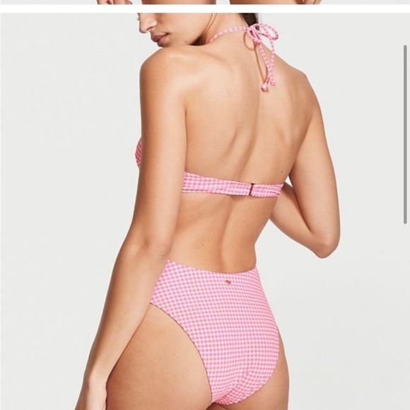 Victoria's Secret Gingham One Piece Swimsuit - Picture 3 of 7